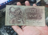BL 4415 Uang Kuno 5 Gulden Wayang 1939 Sesuai gambar Dan Video Asli