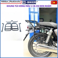 Baga sau CB350 Hness cảng sau CB350 Baga cb350 phụ kiện cb350 tải trọng trên 50kg đen nhám