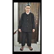 setelan baju pangsi xxl xxxl adat sunda warna hitam termurah harga discount COD