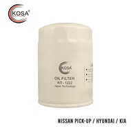 KOSA OIL FILTER NISSAN PICK-UP / HYUNDAI / KIA (15208-43G00) KO-1222 1PC BCAS