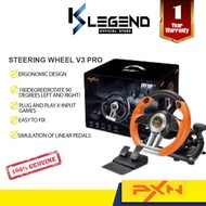 PXN Steering Wheel V3 Pro Racing Game With Brake Pedal