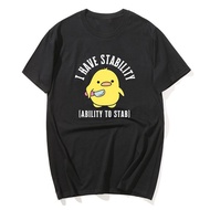2026NEWI Have Stability Ability To Stab T-Shirt Duck Meme Graphic T-shirts Unisex Tee TopsCOD
