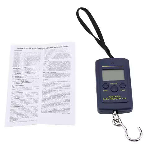 40kg/10g Electronic Scale Digital Hanging Luggage Portable Scale with Hook