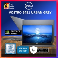 DELL VOSTRO 5481 5481-82412G-W10 URBAN GRAY (I5-8265U/4GB/1TB/14.0"/2GB MX130/W10/1YR)
