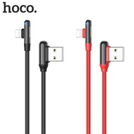 Hoco Cool U 77 Elbow Charging Cable Zinc Alloy Dual Right Angle Hand Data Cable