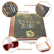 Retro DIY Handmade Photo Album Scrapbook Our Adventure Book Retro Kraft Album Anniversary Wedding