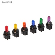 tinchighid 10PCS T5.5 Led Bulb W1.2WCar Interior Lights Dashboard Heating Indicator Wedge Auto Instr