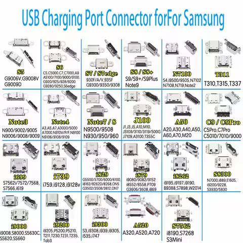 1PC Micro Type-c USB Charging Port Dock Connector For Samsung A01 A02 A02s A03s A520 A530 S8 S10+E S