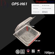 BENXON OPS H61 KUIH Tray Bakery Disposable Plastic Clear/Food Box/Cake Box/Bekas Ondeh-Indah