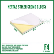 Glossy F4 Sticker Paper contains 30 sheets / Glossy F4 Sticker Paper