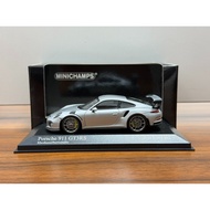 [Orphan] Sell 1/43 Porsche 911 GT3RS Minichamps Mini Cut Produced 991.1 Silver Style Good Appearance