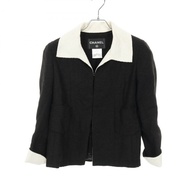 香奈兒其他外套 布料 羊毛棉 黑色 白色 二手 女士