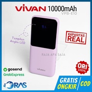 Powerbank 10000 mAh Fast Charging 5A 20W Power Delivery Type C Quick Charge PB Vivan VPB-E10