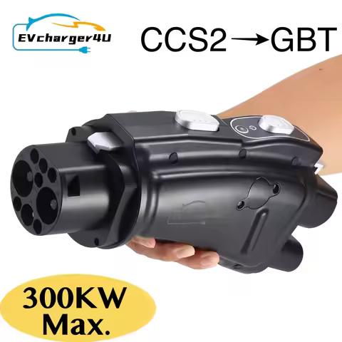 EVcharger4U CCS2 to GB/T EV Converter Adapter DC 300A 1000V 300KW CCS Combo 2 to GBT Electric Vehicl