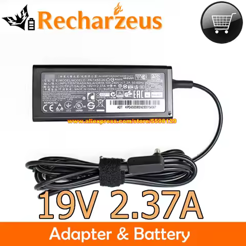 Genuine 19V 2.37A Adapter PA-1450-26 ADP-45ZD B A13-045-N2A W15-045N4B Charger For Acer Aspire V3-37