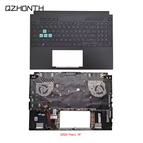Used For ASUS TUF Gaming F16 FX607 FA607 FX607J Palmrest with Backlit Keyboard (Black) (2024 Year) 1