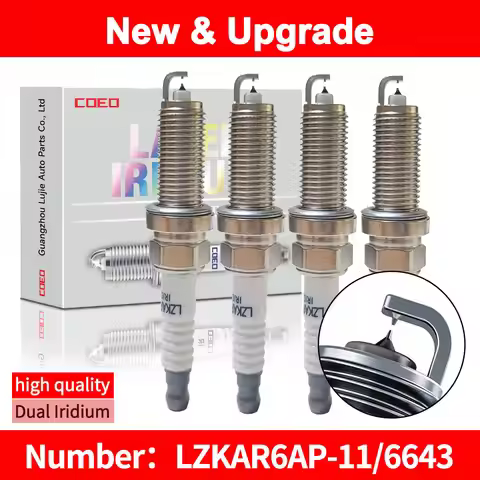 6643 LZKAR6AP-11 Dual Iridium Spark Plug for NISSAN TIIDA X-TRAIL SUNNY QASHQAI LIVINA HR16DE MR20DE
