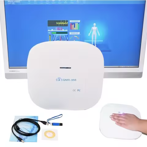 Newest QMR-998 Quantum Resonance Magnetic Analyzer Set Hand Touch Quantum Body Analyzer w/ 52 Report