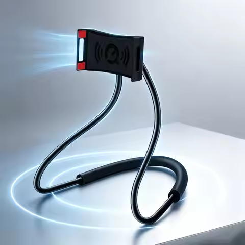 Flexible Neck Mobile Phone Holder for iPhone Huawei Xiaomi - Lazy Necklace Tablet Stand for Cellphon