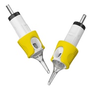 Hawink 7RL Tattoo Needles Cartridge #10 Bugpin 7 Round Liner X-Taper 16PCS with Membrane Professiona