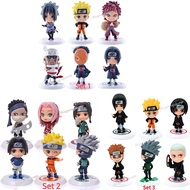 Action Figure Naruto Sasuke Kakashi Itachi Cartoon Model Figures Doll