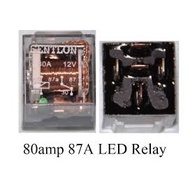 Waterproof 80amp 87A (5 pin) / 87 Relay (4 pin) LED Relay