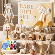 Yimi Full Month Meeting Gift Newborn Baby Rattle Newborn Gift Box Set Soothing Gift Rattle Toy 2025.