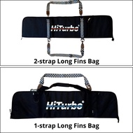 HiTurbo Freediving Long Fins Bag Padded Swim Fins Storage Bag