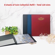 【SG】 Chuyu B5 Refillable Coin Collection Album | Notes Collection Album | Coin Album | Notes Album