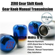 ZERO 1000 Manual Gear Shift Knob Aluminium - Titanium