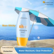 NAXR SPF50+ UV Protection Whitening Facial Primer Male Female Universal Three in One Sunscreen Found