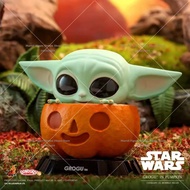 Original HT HotToys COSBABY Mini Collection Version Star Wars The Mandalorian Grogu Pumpkin 7.5cm Ac