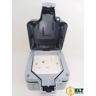 13A WEATHERPROOF OUTDOOR SWITCH SOCKET