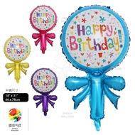 31 inch Bow lollipop balloon wedding decoration balloon children birthday decoration aluminum foil b
