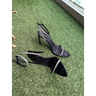 Preloved Authentic YSL Saint Laurent Georgia 90 Heels Sandals Size 37