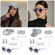 REDD 7Pieces Disco 50s 60s 70s 80s Set Rockstars Cool Outfits for Halloween Birthday Party Costume D
