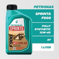PETRONAS F900 10W40 4T MINYAK HITAM ENGINE OIL NEW PACKAGING LC135 Y15 Y16 EX5 DREAM RS150