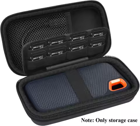 （Case only) Case Compatible with SanDisk 2TB 1TB 4TB Extreme PRO/for Sandisk Extreme Portable SSD US