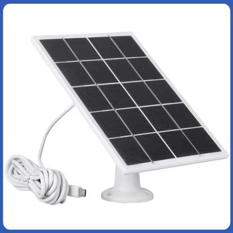 3.3W Outdoor Solar Cells Charger IP65 Waterproof with 9.8Ft Charging Cable for Arlo/Ring/Eufy/Blink