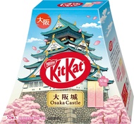 Nestle日本KitKat大阪城裝櫻花口味巧克力，10塊裝