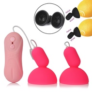 16 Speed Remote Vibrating Nipple Sucker Vibrator Chest Breast Enlargement Pump Nipple Massager Masturbator Sex Toys