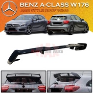 MERCEDES BENZ A-CLASS W176 2013-2018 AMG SPOILER A45 AMG LOOK REAR TRUNK SPOILER WING FOR W176 ROOF 