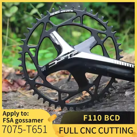 PASS QUEST F110BCD Round Road Bike Narrow and Wide Sprocket 36T-52T Suitable for FSA Gossamer Sprock