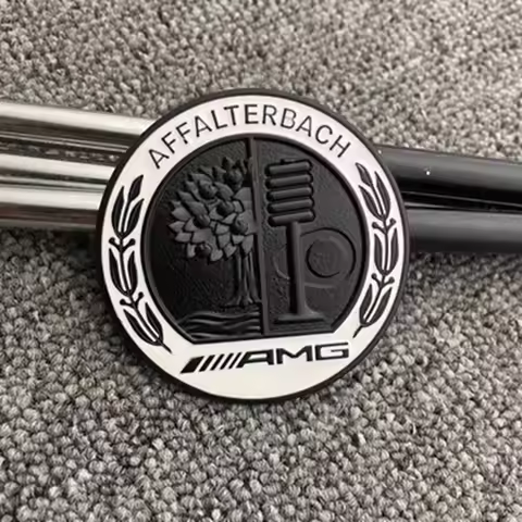 AFFALTERBACH LOGO 3D Metal Car Rear Trunk Door Windows Body Emblem Sticker For Benz AMG C E S GLE CL