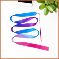 Dance Ribbons Smooth Ribbon Twirling Wand 78.7 Inch Ribbon Dancer Wands for Kids Rhythmic Gymnastics