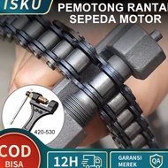 QyO ISKU Motorcycle Chain Cutter Chain Breaker Motorcycle Chain Cutter Chain Cutter Tool