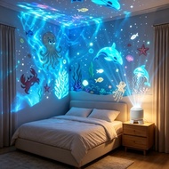 【8NEW】Aquatic World  LED Projection Light: Creating a Interesting ceiling for Rooms