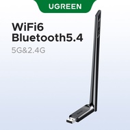 UGREEN AX900 WiFi 6 & Bluetooth 5.4 Dual-Band USB Adapter with External Antenna for Speaker Headset 