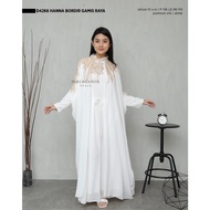 Macadamia House - D4266 Hanna Embroidery Raya Gamis - WOMEN'S FASHION - GAMIS - HIJAB