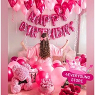 HAPPY BIRTHDAY THEME CUTE PINK BEDROOM DECORATION PACKAGE 17001 BIRTHDAY DECORATION PACKAGE/